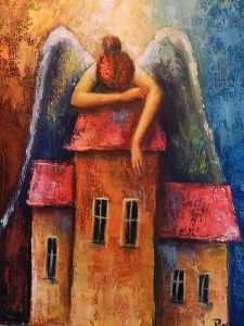 نقاشی های زیبای جیری پتر خواب فرشته