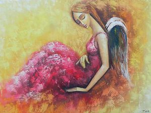 نقاشی های زیبای جیری پتر فرشته گریان