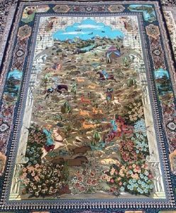 شکارگاهی انواع فرش ایرانی