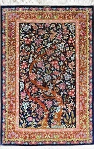 قم انواع فرش ایرانی