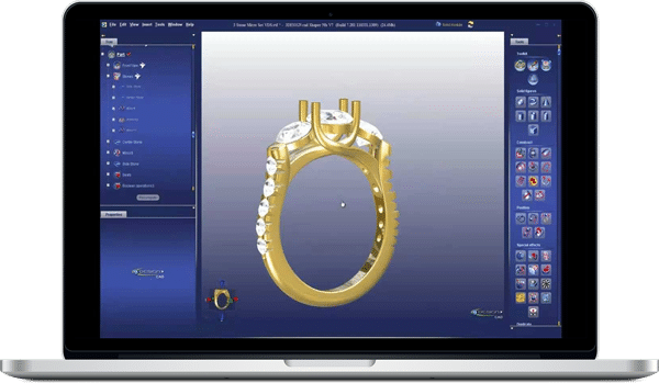 طراحی جواهرات دلخواه با نرم افزار