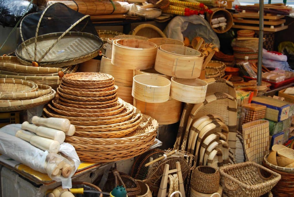 صنایع دستی چوبی-حصیر بافی