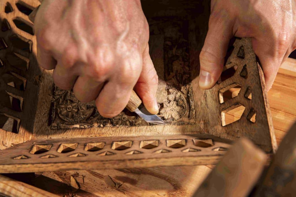 صنایع دستی چوبی - معرق کاری