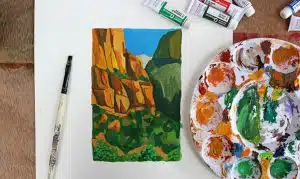 تکنیک نقاشی با گواش