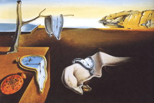 نقاشی تداوم حافظه اثر سالوادور دالی - سورئالیسم